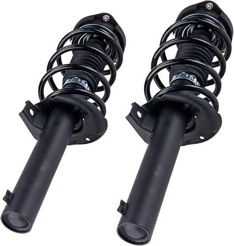 Miniatura 4 de ZonCar 172311 Delantero 2PCS Soporte de suspensión y resorte helicoidal Montaje del lado del conductor y del pasajero Reemplazo para J etta