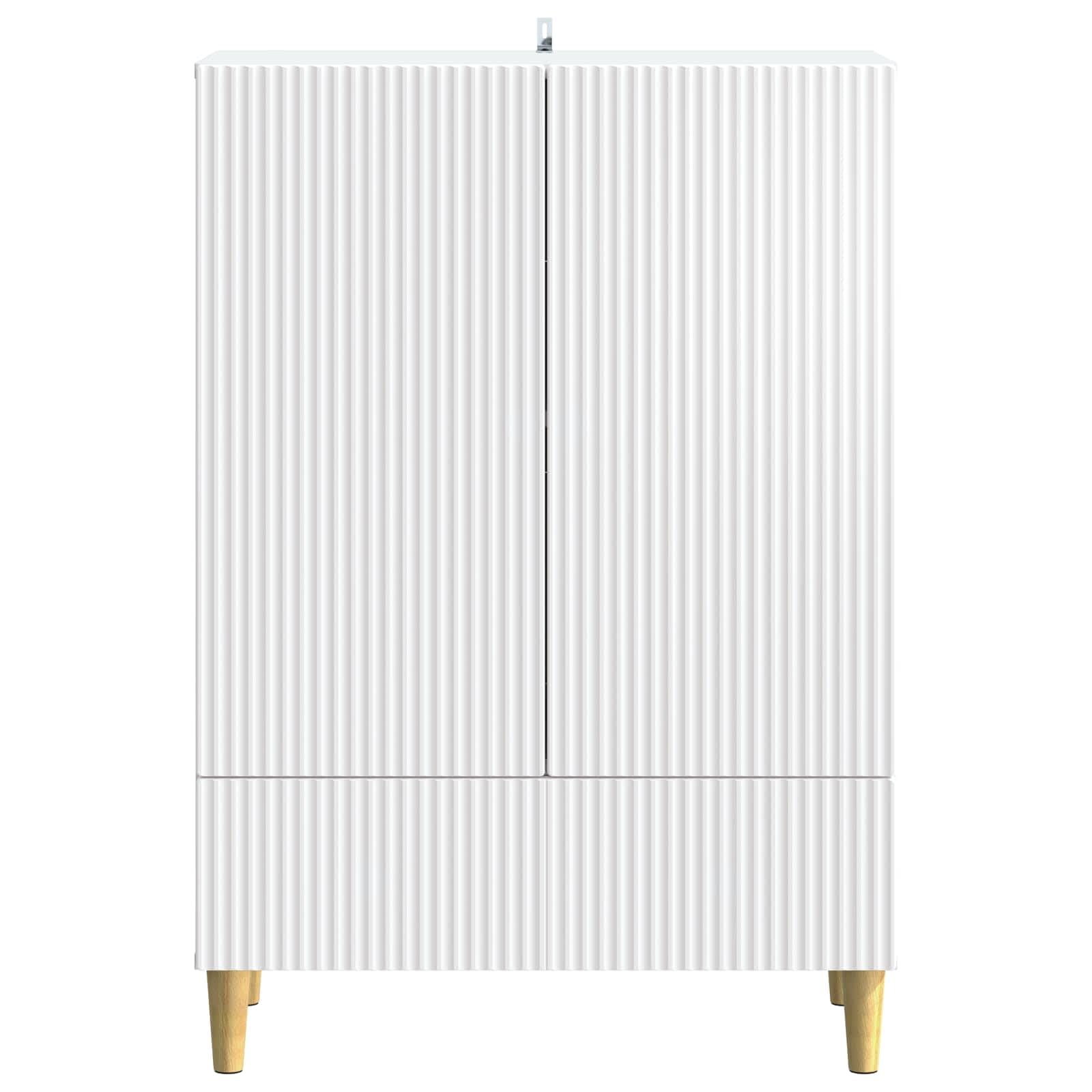 Credenza bianca, 66 x 34,5 x 95 cm, comò in legno