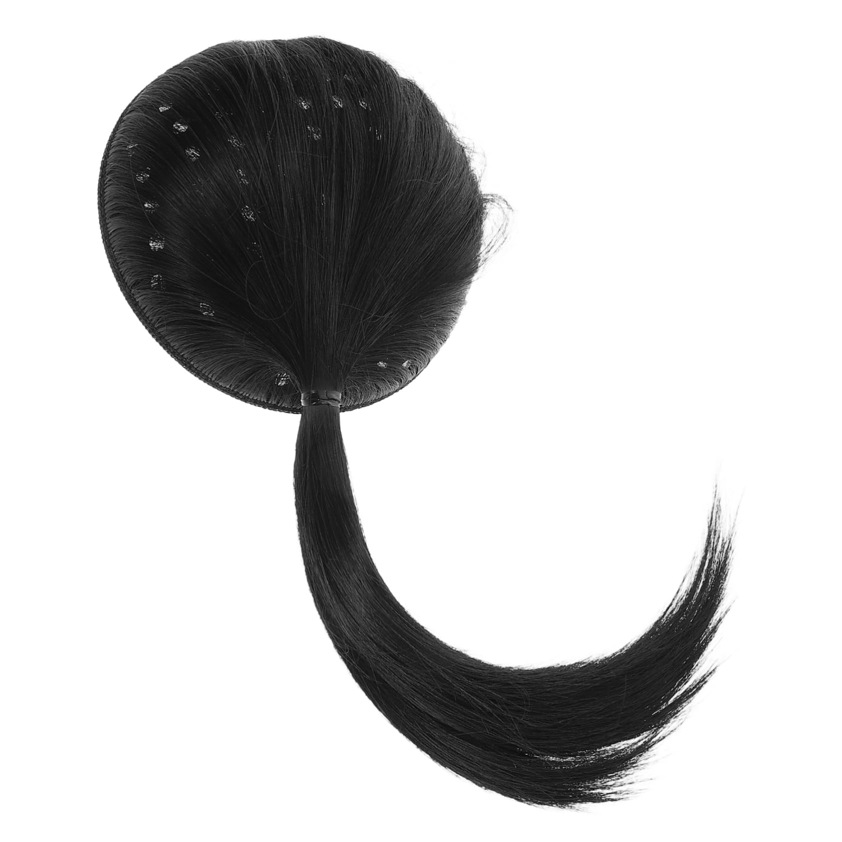Baluue Seamless Ponytail Extensions Hair Volume Wig Pad for Women High Crown Hair Piece Volume Increase
