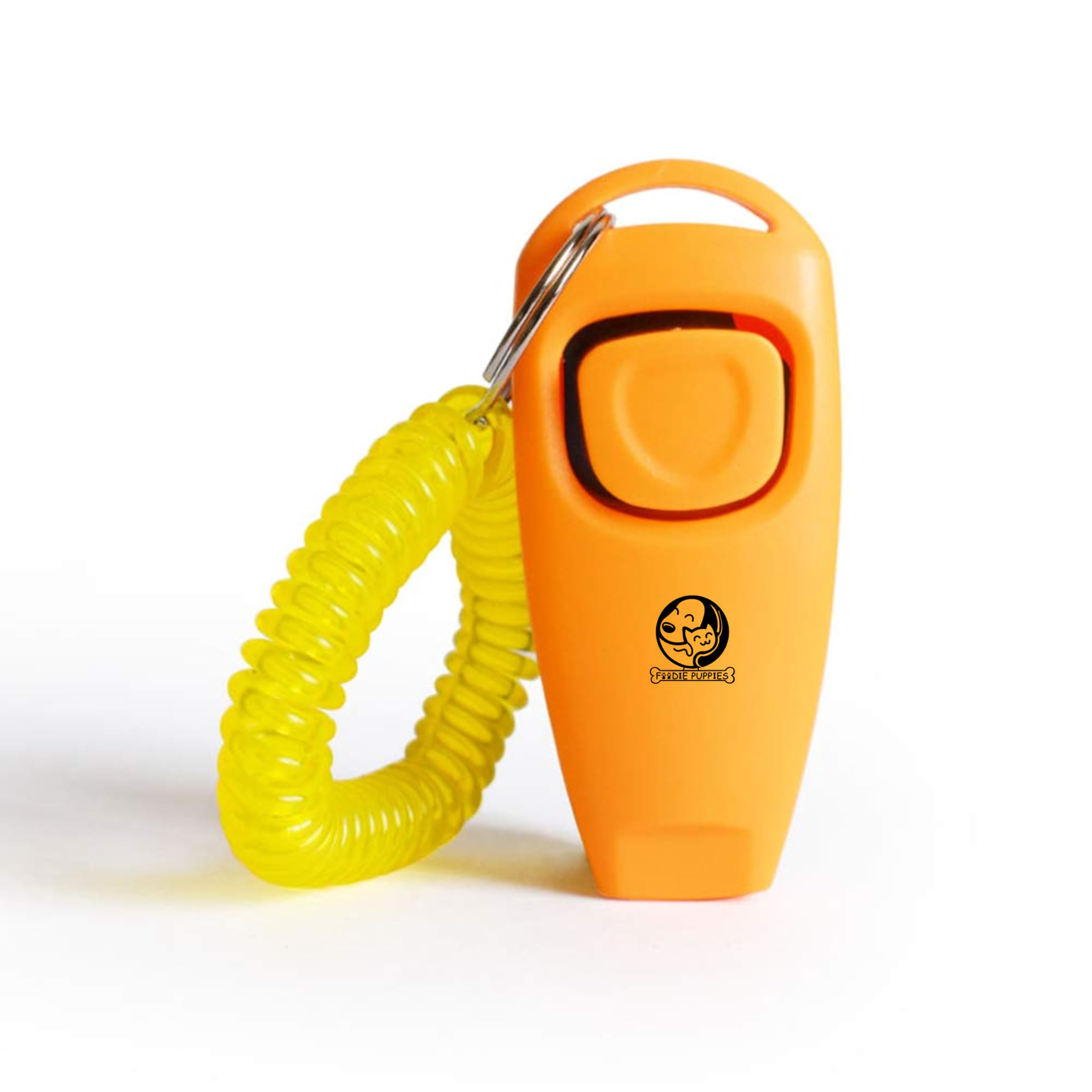 Foodie Puppies 2 in 1 Pet Training Clicker and Whistle for Dog and Cat (Flute Clicker) | Whistle for Training, Communicate, Stop Barking, Fetching, Sitting, Recall & Playing with Pet (Color May Vary)