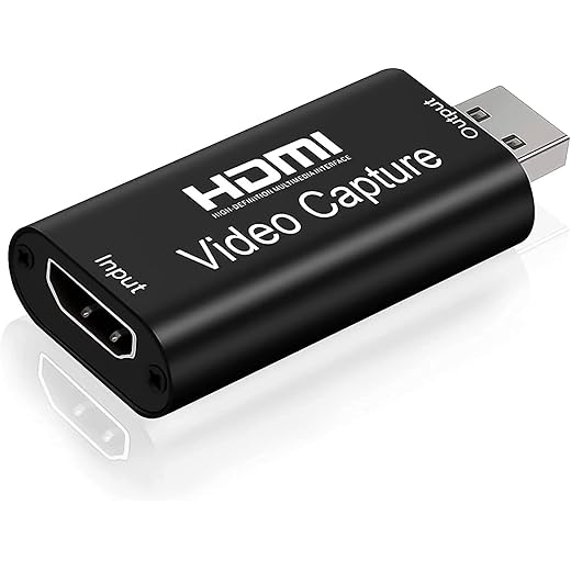 Tobo Video HDMI Capture Card, Tobo 1080P 4K HDMI to USB 2.0 Cam Link Audio Capture Card Device Record to DSLR Camcorder Action Cam, Live Streaming, Teaching, Video Conference-(TD-813HVC-002)