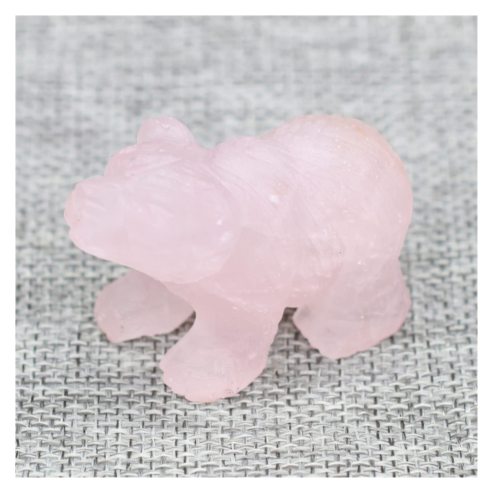 本水晶　熊　石　石製　石彫　石彫り　置物 Amazon.co.jp: クマの置物像天然水晶石彫刻工芸品ジュエリー