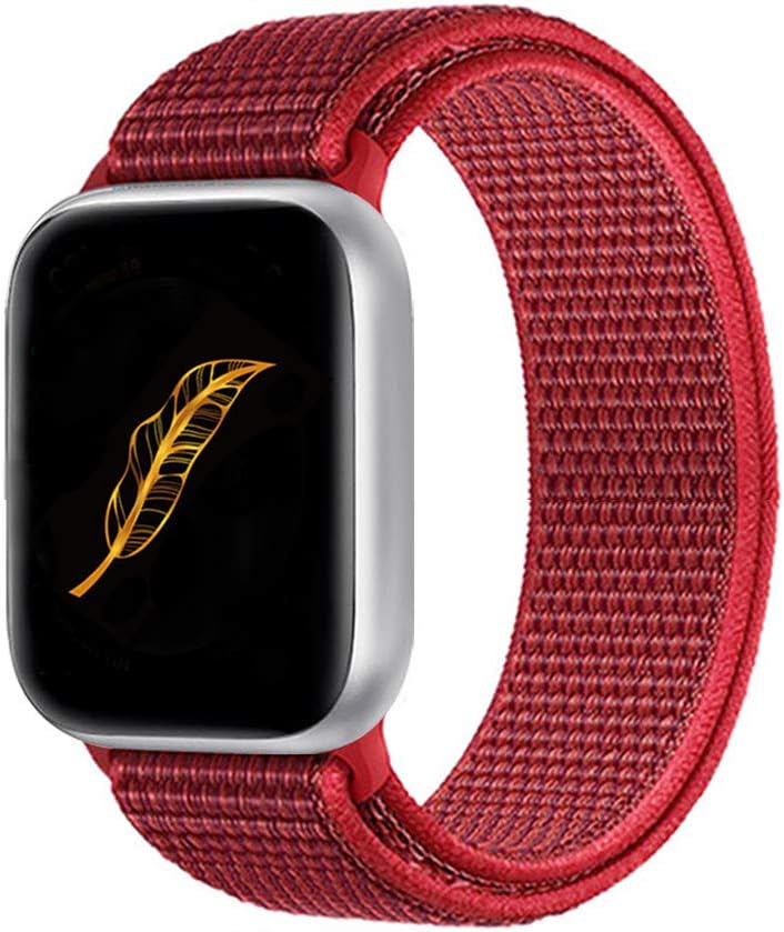 KONGAO Sport Band Compatible with Watch Band 38mm 42mm 40mm 44mm Soft Breathable Nylon Band Replacement Band Compatible for Watch Series 5/4/3/2/1…