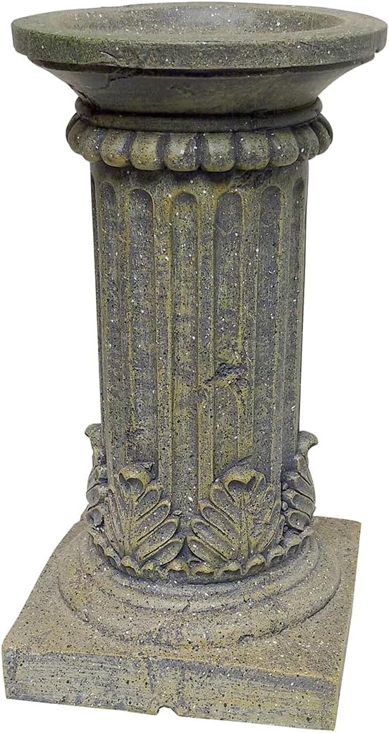 Echo Valley 9176 Tirreno Resin Pedestal Column for Gazing Globe or Sundial