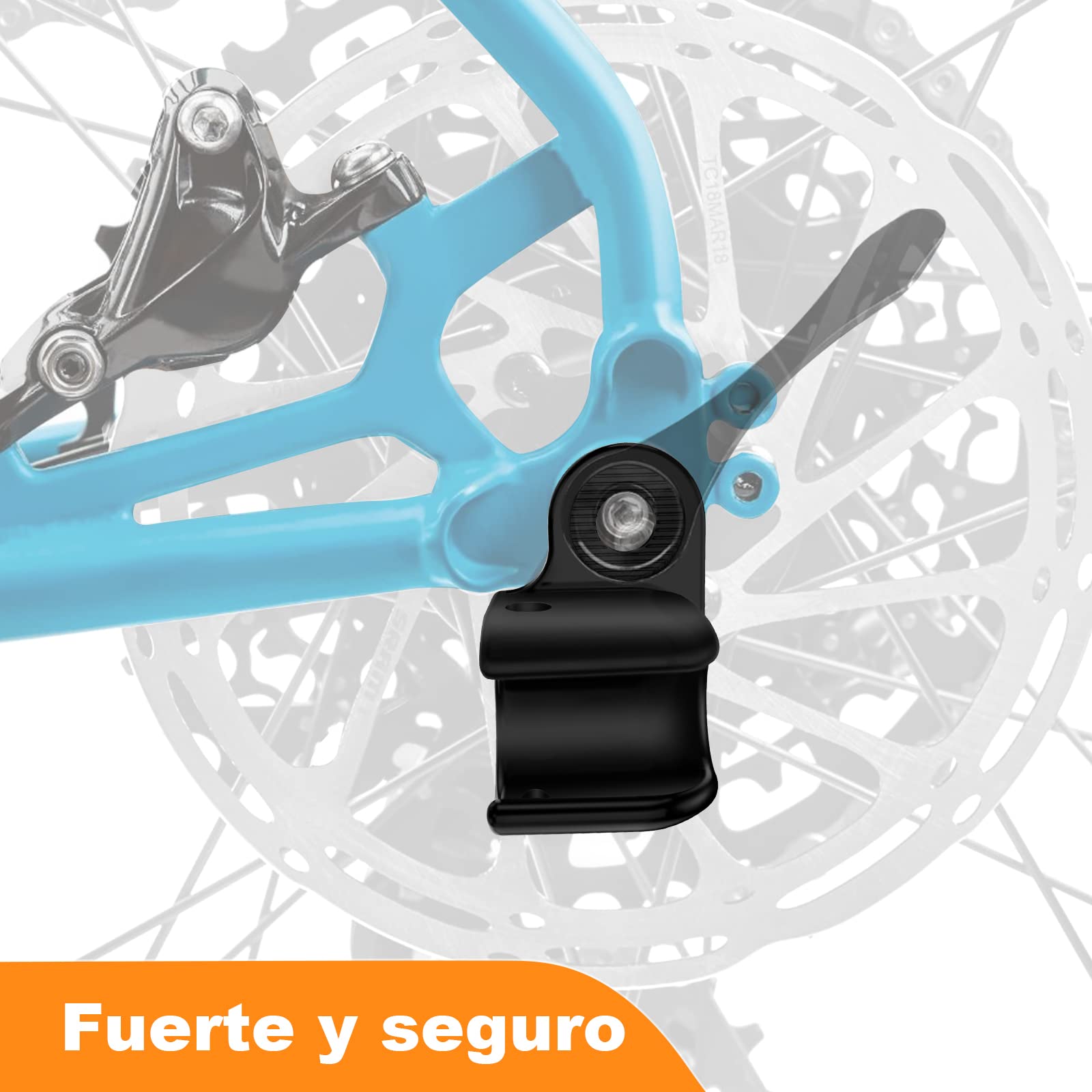 Acoplamiento de Remolque de Bicicleta para Remolque Thule (Negro, 1 Pieza)