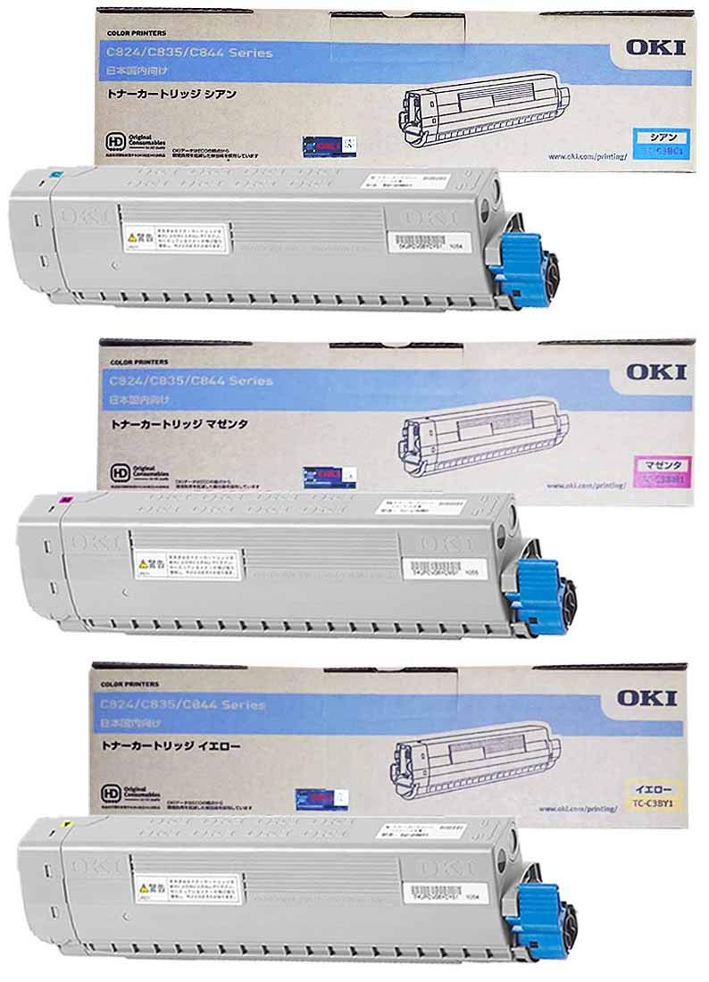 Amazon | [ セット品 ] TC-C3B1 トナーカートリッジ 純正 カラー