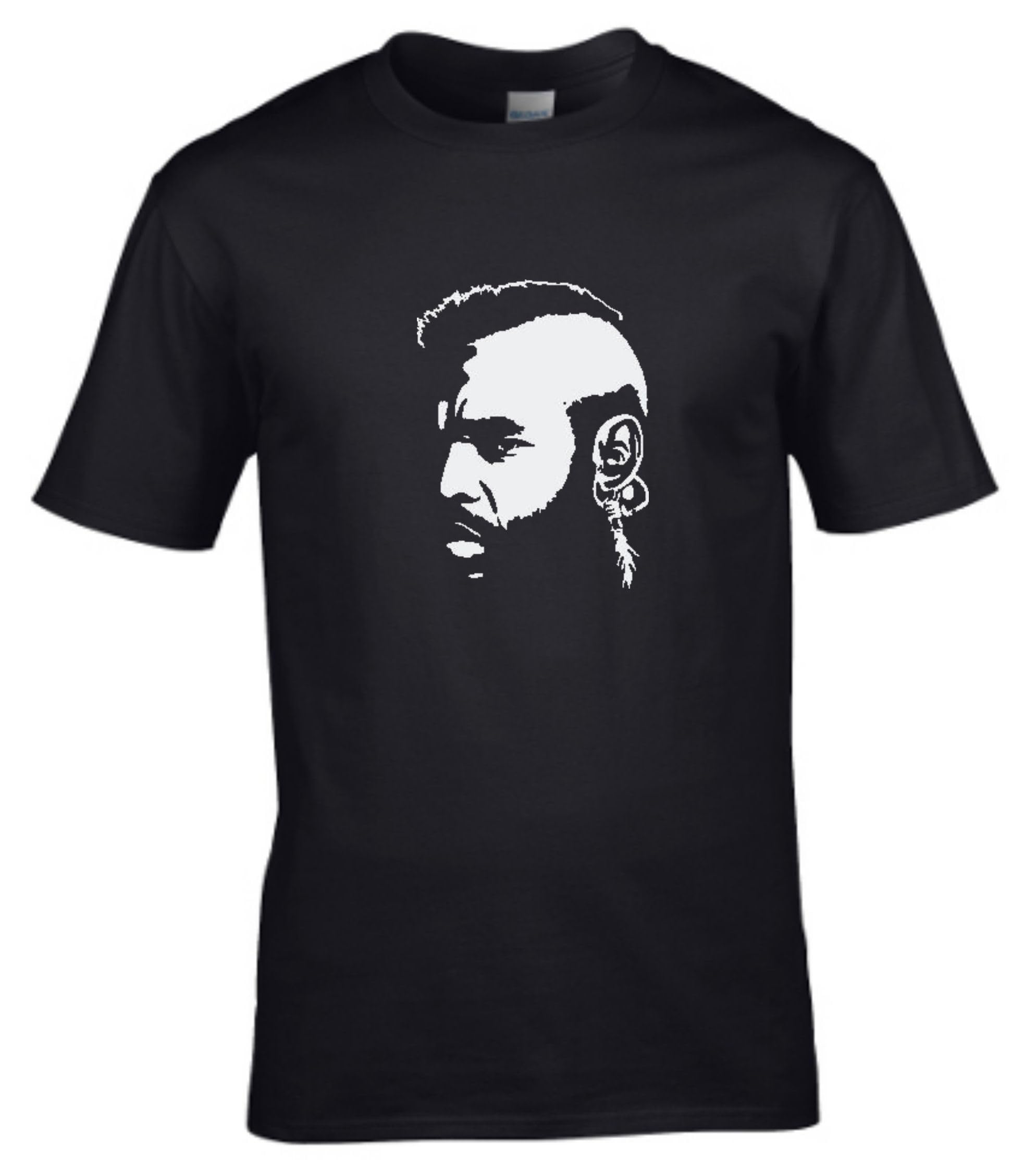 Clubber Men's Black Lang Mr T Rocky 3 Boxing Movie T-Shirt (Large)
