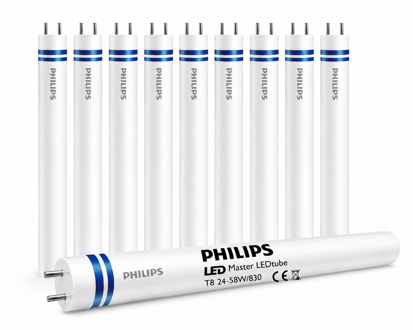 Philips Master LEDtube T8 Röhre, 24W, 3000W, G13, 150cm, 10er SPARPACK
