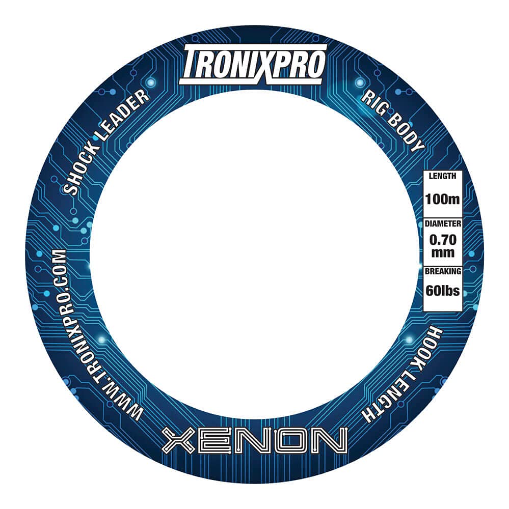 Tronixpro Unisex's Xenon Fishing Leader Line, Clear, 0.6mm