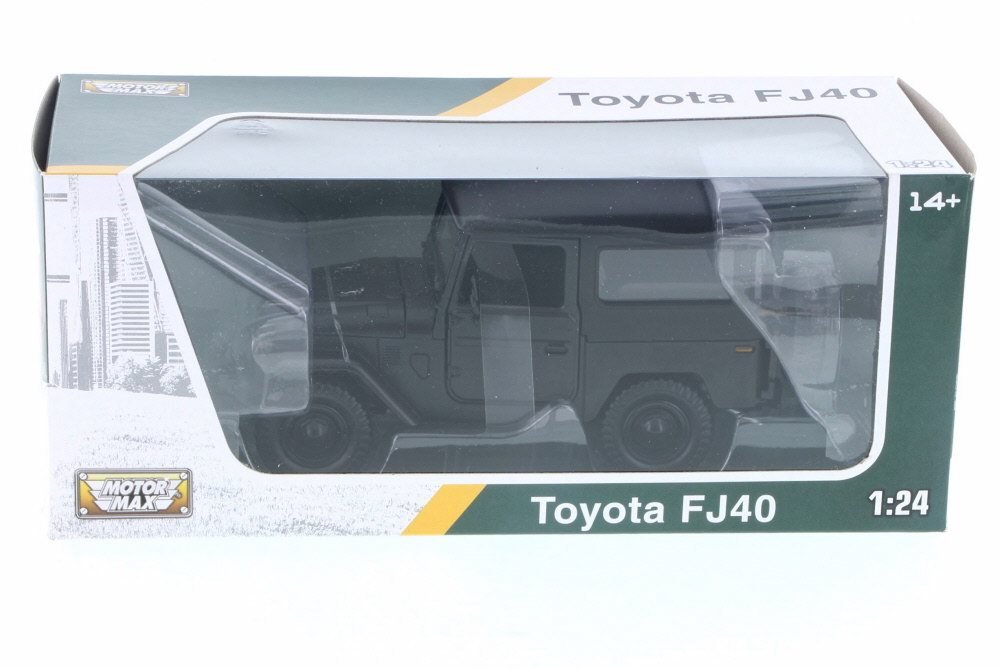 Amazon.com: Motor Max Toyota FJ40, Black 79323MBK - 1/24 Scale