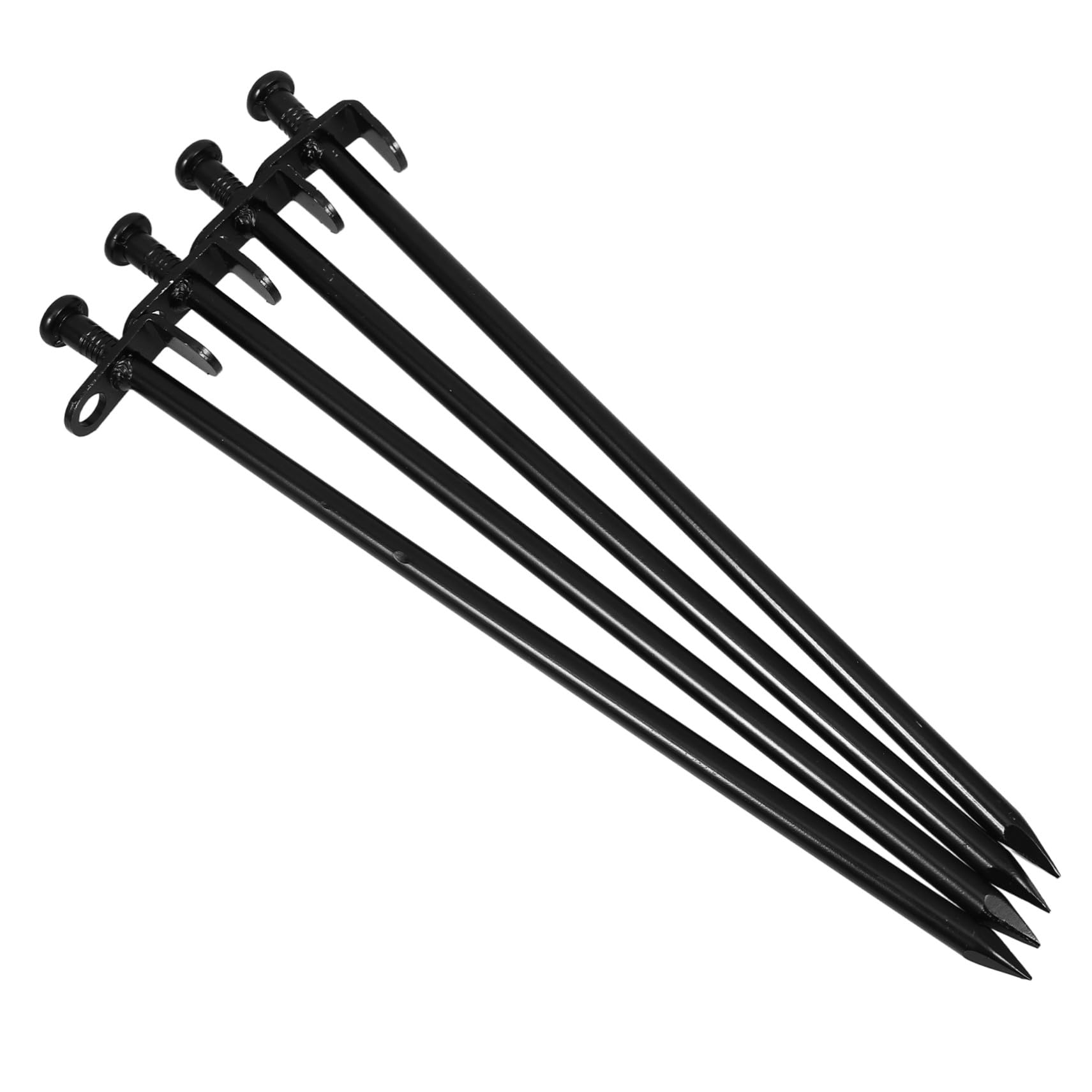 Piquets métalliques robustes Homoyoyo à pointes acérées pour fixation au sol