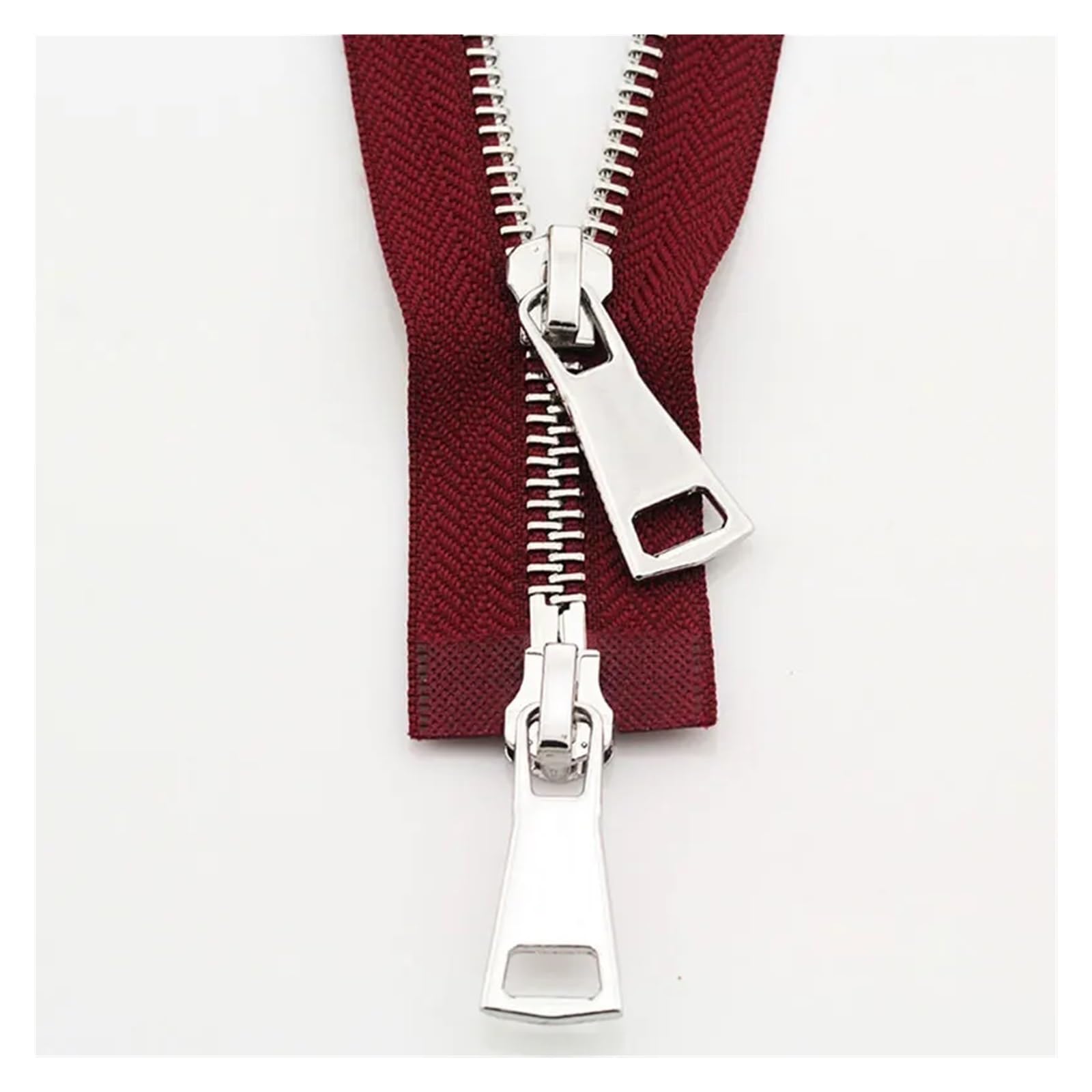 Zips Zipper Double Slider Two-Way Zips Open End for DIY Handmake Sewing Coat Clothing Tailor Repair Accessories Tool Zippers (Color : 2, Size : 90CM_5#)