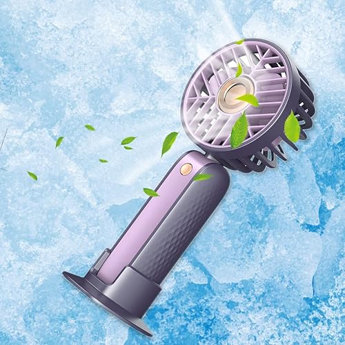 Miniatura 6 de Diamondo Hand Fan Refrigeration Cooling Rechargeable Mini Handheld Fan Air Cooler Outdoor