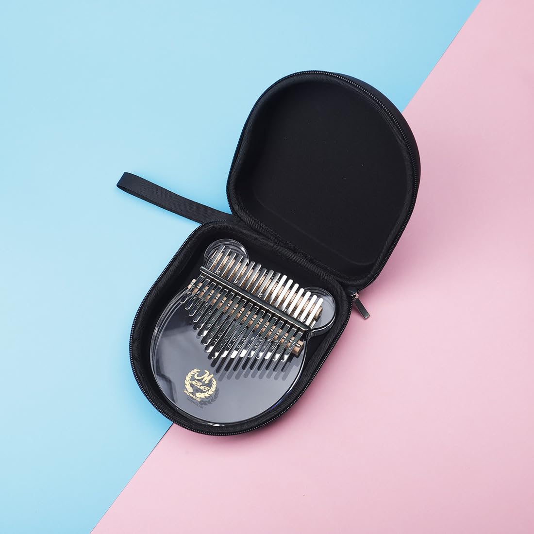 17-Note Kalimba, kristallklares Daumenklavier, Bär Kalimba, Kalimba, Anfänger Zupfinstrument, Finger Klavier, Kalimba
