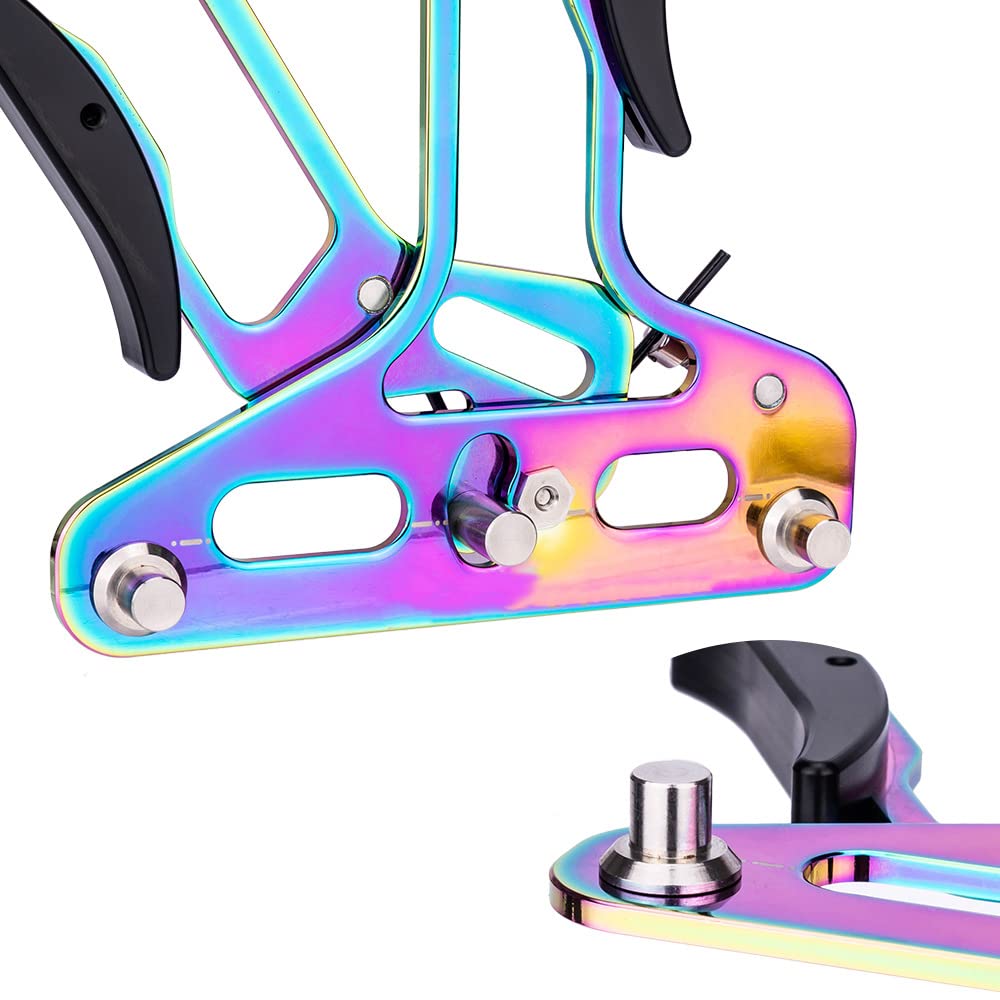 Jauge de Tension de vélo en Alliage d'aluminium, jauge de vérification de Rayons de Jante de Roue Jauge de Tension de Rayon de vélo Portable pour Rayons Ronds et Rayons Plats-coloré
