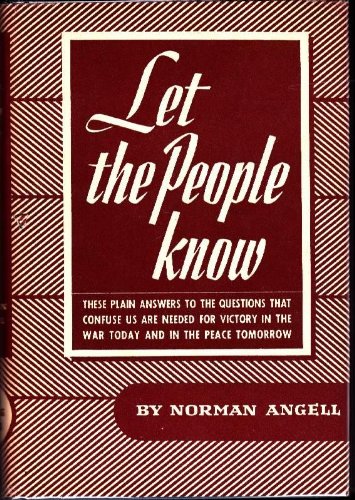 Let the People Know: These Plain Answers to the... B009RQA5RG Book Cover