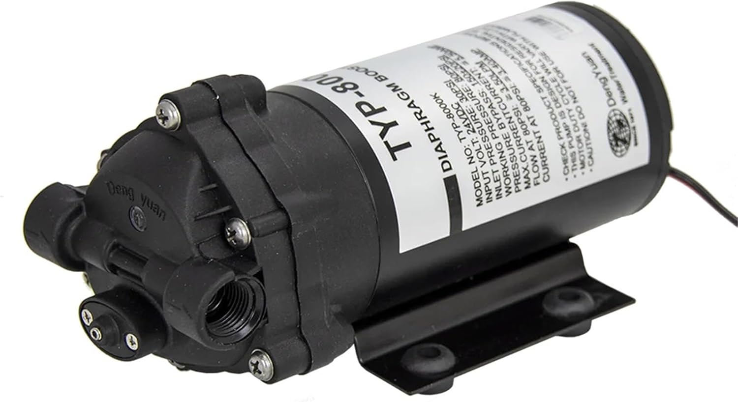 1PCS Pressure Booster Pump for 600 Gpd RO Filter, 3.5 Lpm, 8000K