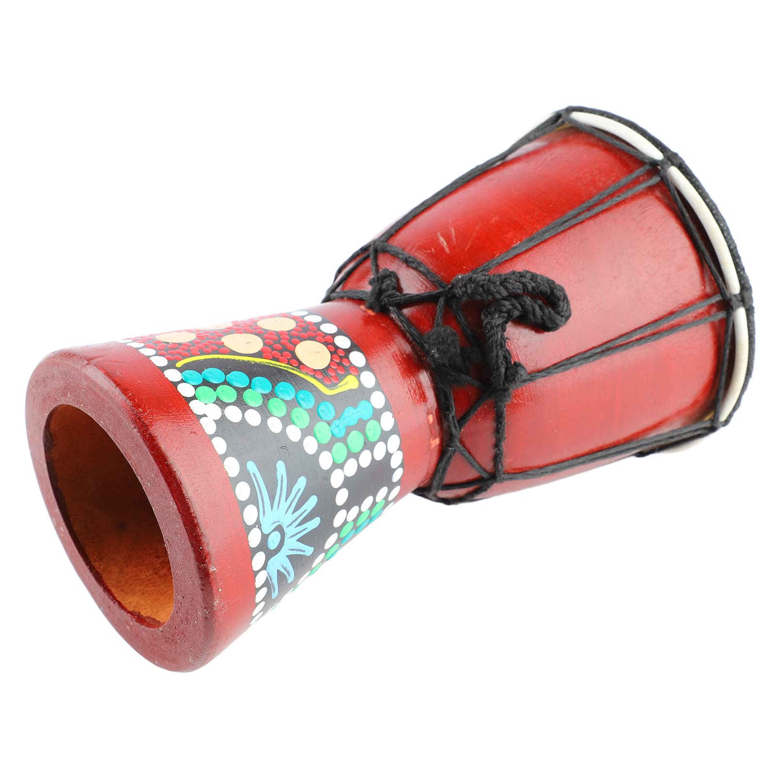 Djembe Drum Hand Carved Wooden African Hand Drum for Adults Beginners Educational Musical Instrument for Classroom Home Party