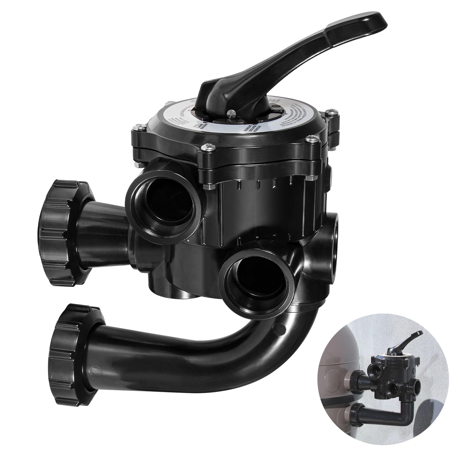 Bzsunway Replace Part for Hayward SPX0710X32 Side Mount Filter Control Valve Replacement for Hayward Multiport and Sand Filter Valves