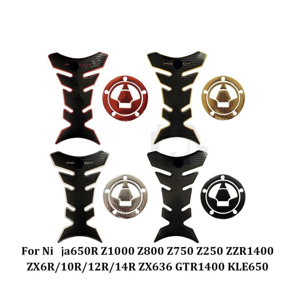 Zx14r Fairing Kit 3D Fuel Tank Emblem Decals For ZX-14R / ZZR1400