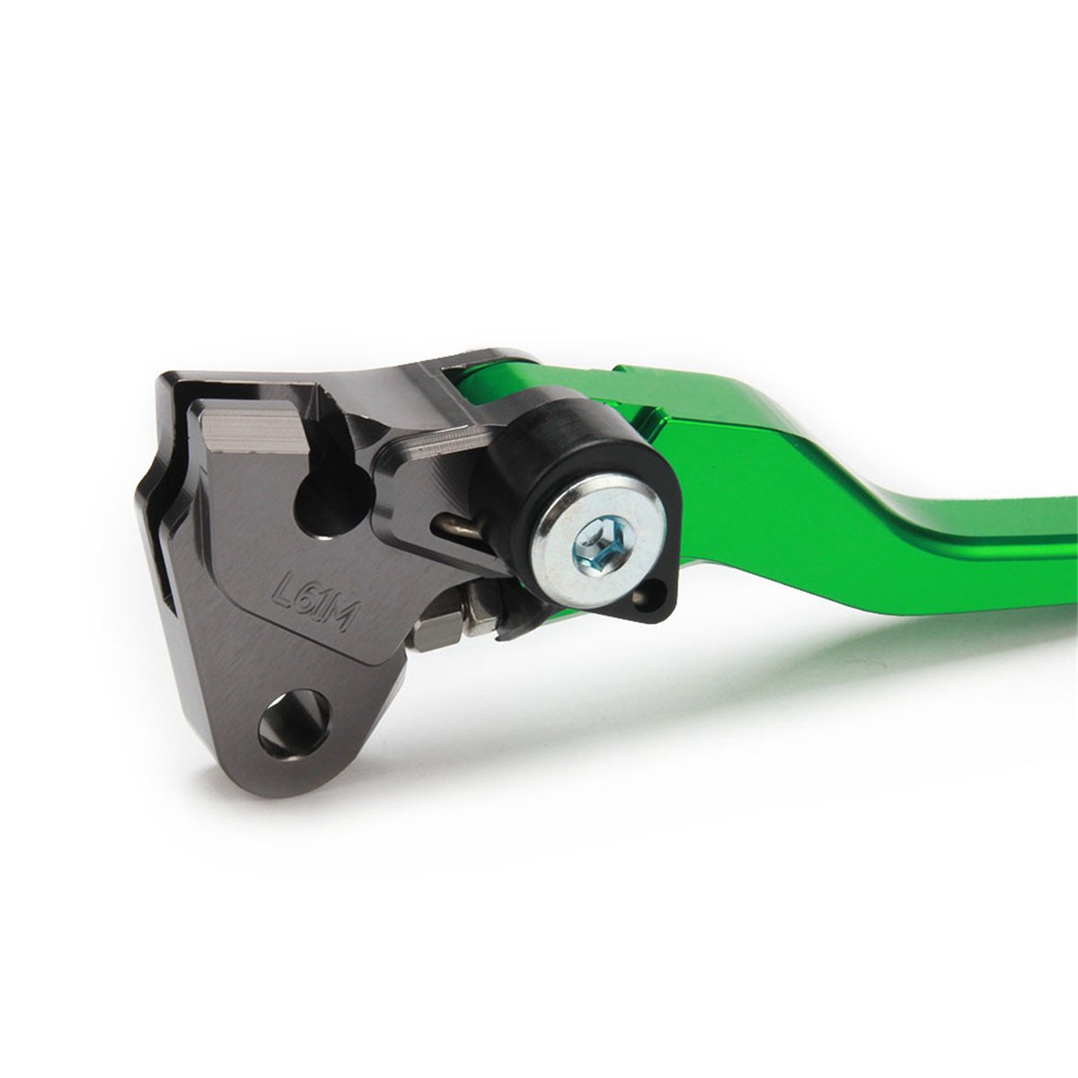Aluminium CNC-Schwenk Bremse Kupplungshebel für Kawasaki KX250F KX450F 2013-2016 - Grün