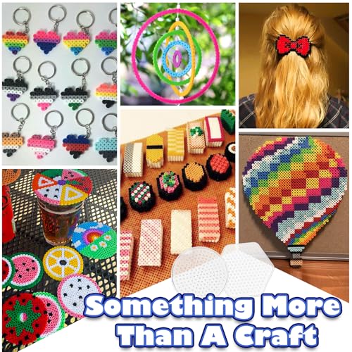 Bügelperlen set Bügelperlen Groß Packung XXL 23000PCS Perlen mit 106 Muster Platten Bastelset kinder ab 6 jahre & Erwachsene & Handarbeitsfans Geschenk für Meditative Entspannung & Familienzeit