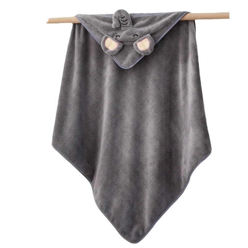 DBTW 80x80cm Toallas de Baño para Bebés Absorbentes con Pajarita Accesorios para el Pelo, Toalla Bebe con Capucha, Suave Toalla Bebe Recién Nacido para Niños Niñas