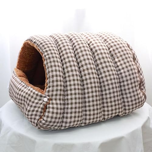 猫ベッド ドーム型 猫用寝袋 犬 猫 ハウス ペットベッド 冬用 寒さ対策 猫用ベッド 保温 防寒 猫ベット 暖かい キャットハウス 大型 クッション ふかふか 猫 家 猫の家 もこもこ 猫 隠れ家 洗える 可愛い ペットハウス 室内 屋外 小型犬/中型犬