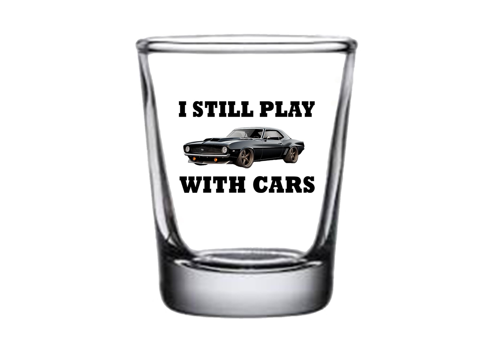 Rogue River Tactical Funny Mechanic Driver Still Play With Muscle Cars Shot Glass Gift