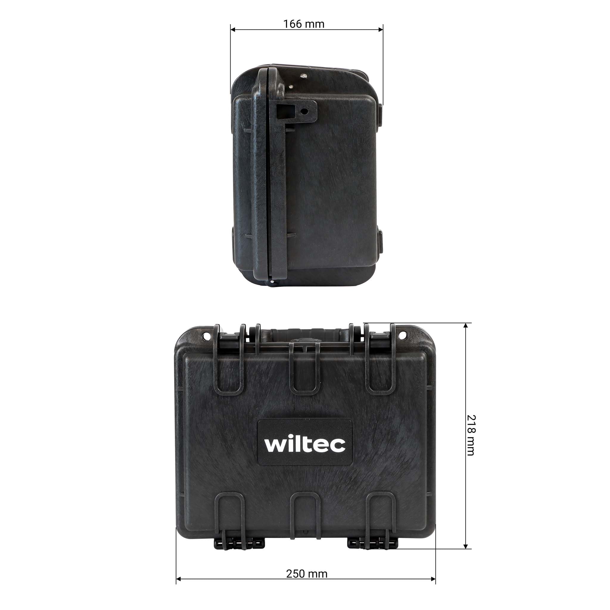 Wiltec Valigetta porta armi, Custodia per pistola con imbottitura interna