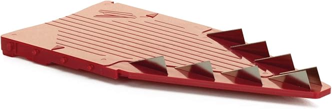 Insert de Lame Börner pour V5 PowerLine & Börner Vital (10 mm) • Insert de Lame pour Coupe-légumes • Coupe Frites • Pour Bâtonnets & Dés • Accessoire de Mandoline en V (Rouge)