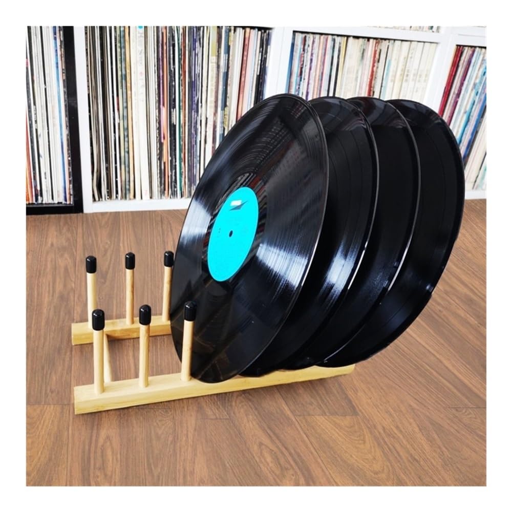 Porta CD Scaffale for dischi in vinile, supporto for espositore for CD, moderno ripiano da tavolo portatile da appoggio for 12" e 7"