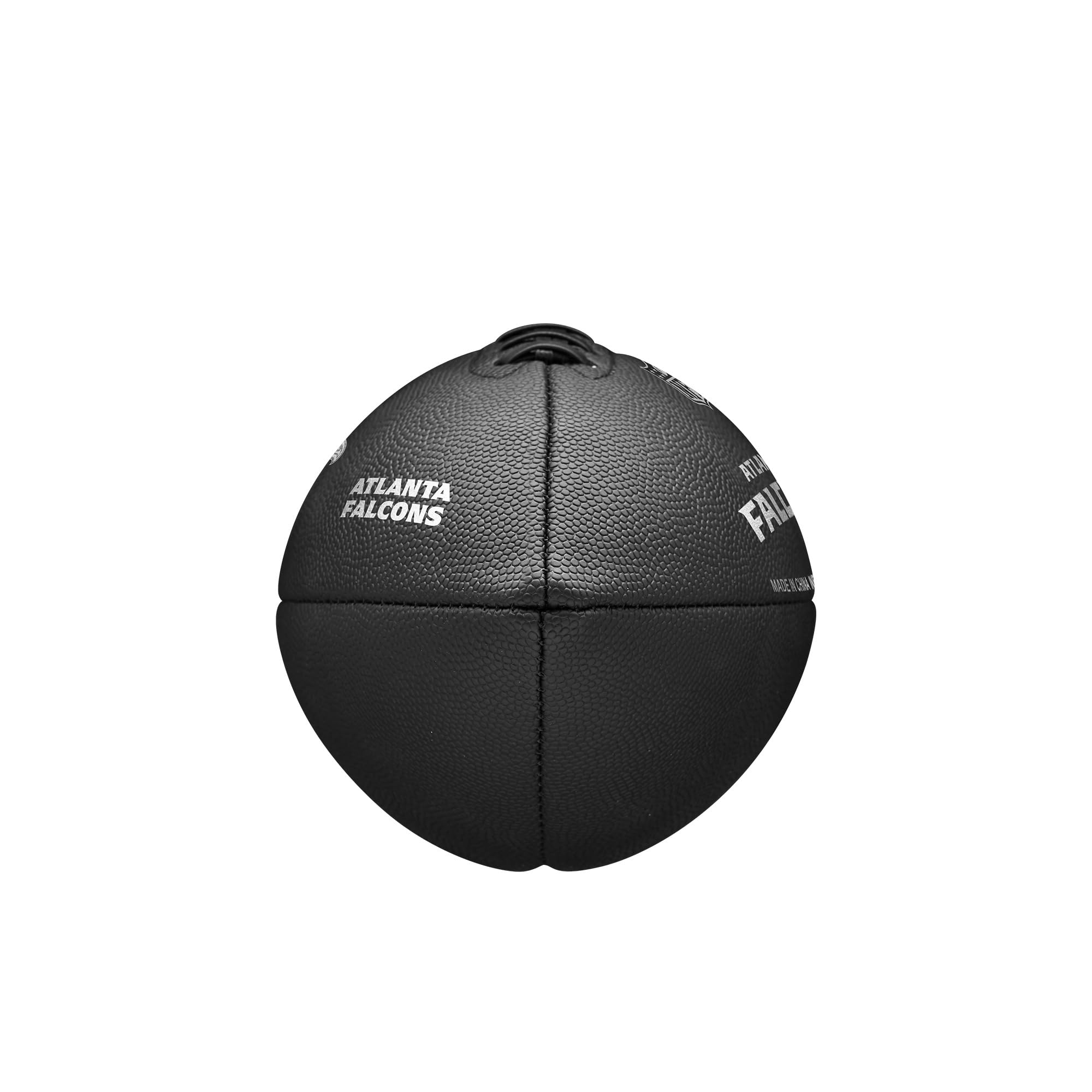 Wilson NFL Team Metallic Premiere Balón de fútbol - Tamaño Oficial, Atlanta Falcons