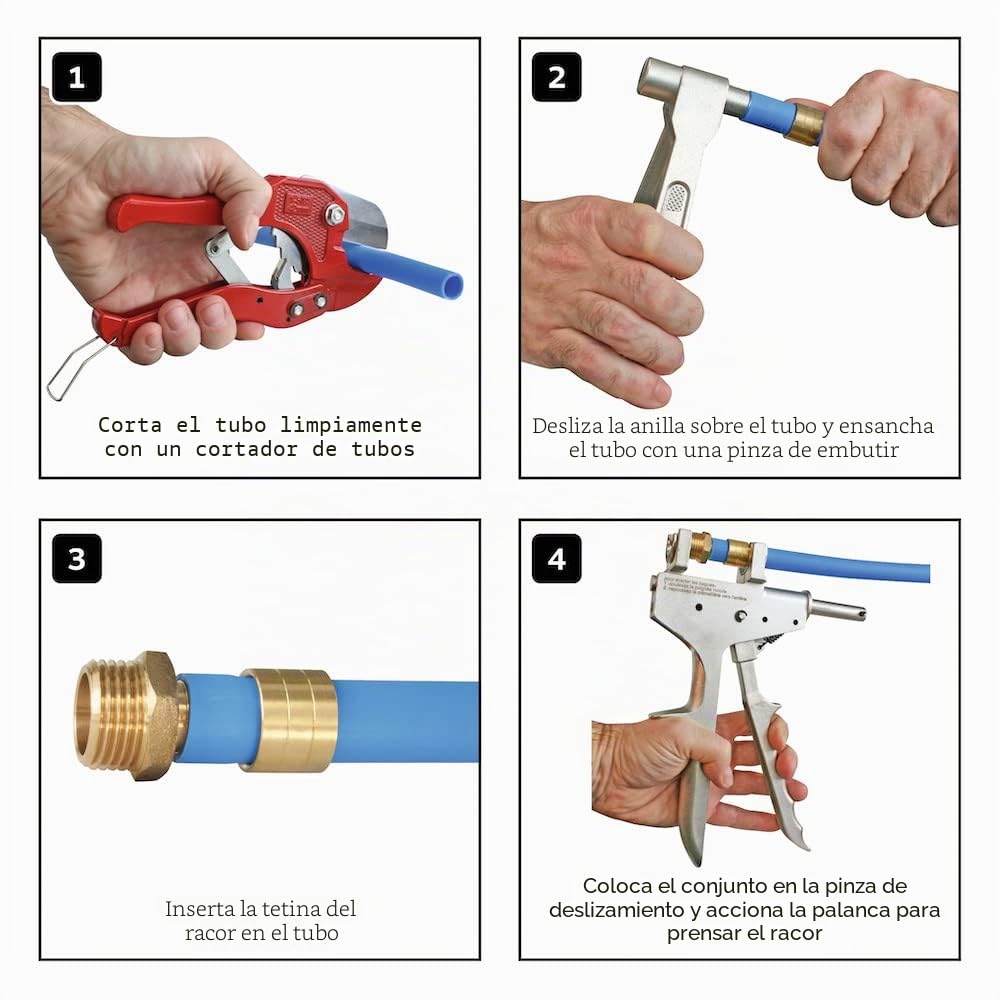 SOMATHERM FOR YOU cuadro completo montaje por engaste accesorios PEX correderas - PRO