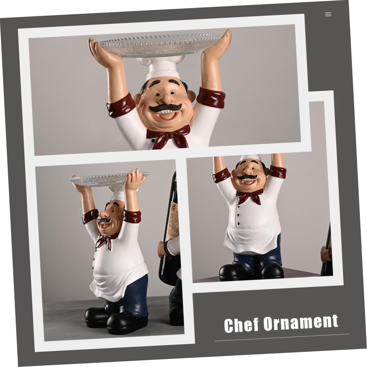 Zerodeko 1pezzi Decorazione Per Gadget Chef Chef Per e Casa Design e Decorativi