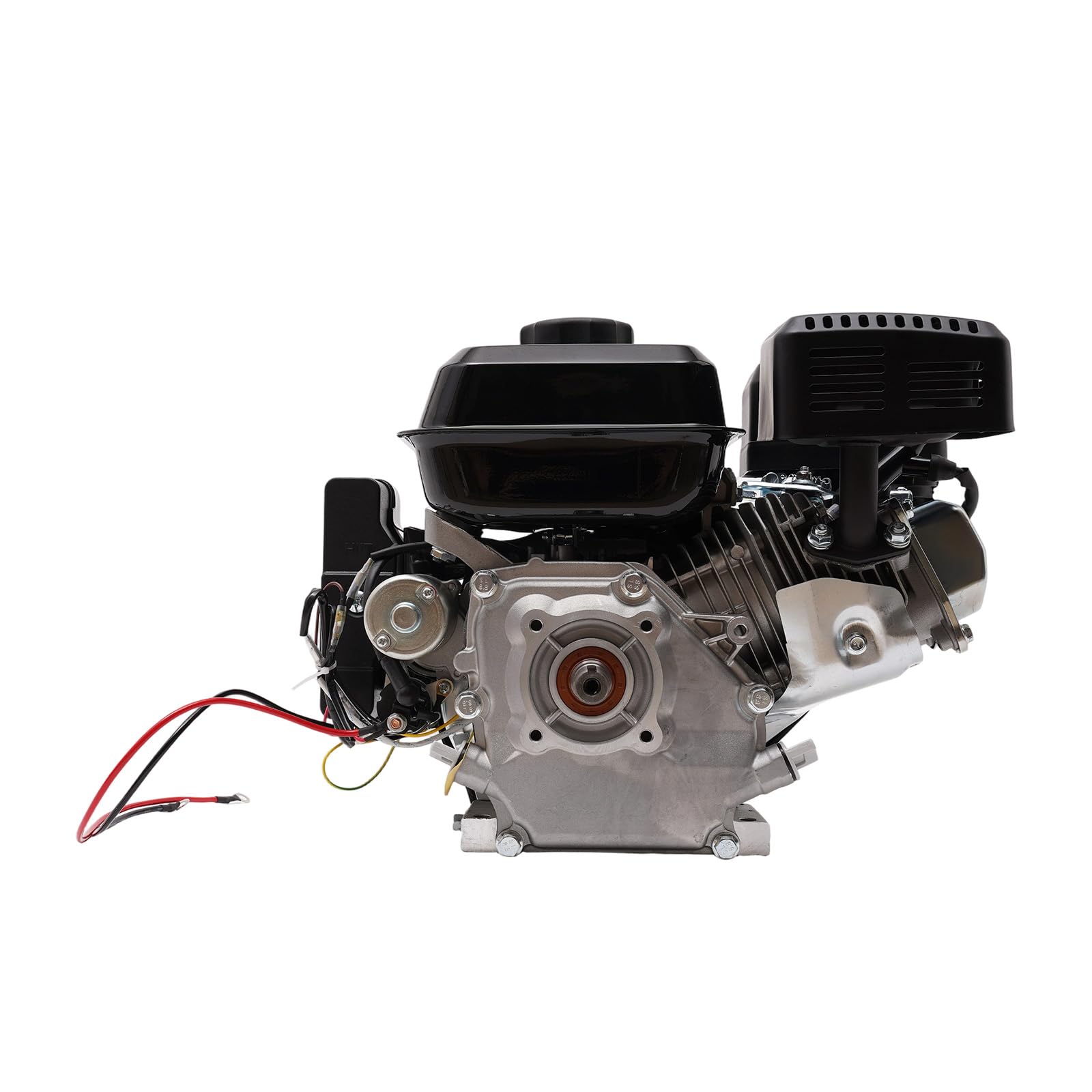 Motor de gasolina de arranque eléctrico, 4 tiempos, 7,5 CV, motor de gasolina con diámetro del cigüeñal de 20 mm, motor de gasolina industrial OHV de 212 cc, motor de gasolina de 3600 RPM para