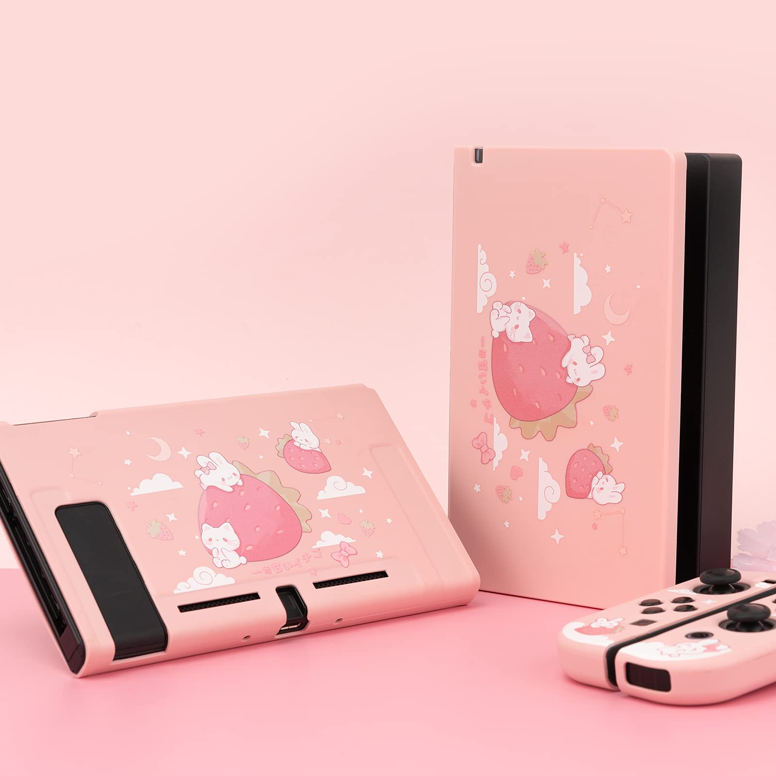 Geekshare Nintendo Switch Strawberry Case Geekshare Anti Scratch