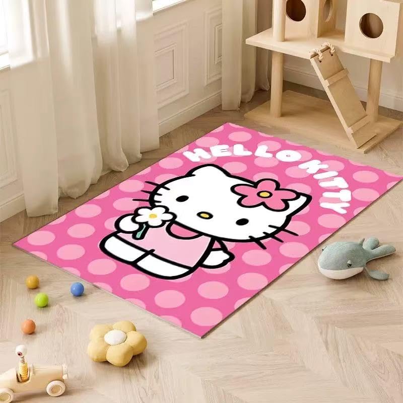 Tapete Kawaii Gato Anime 62x39 pulgadas miniatura 1