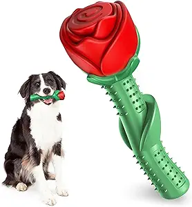 ucho Dog Toys for Training Chew Play, Rose Fetching Dog Pool Toys, Floats Water Toy, and Interactive Pet Chew for Aggressive Chewers Cleaning Teeth