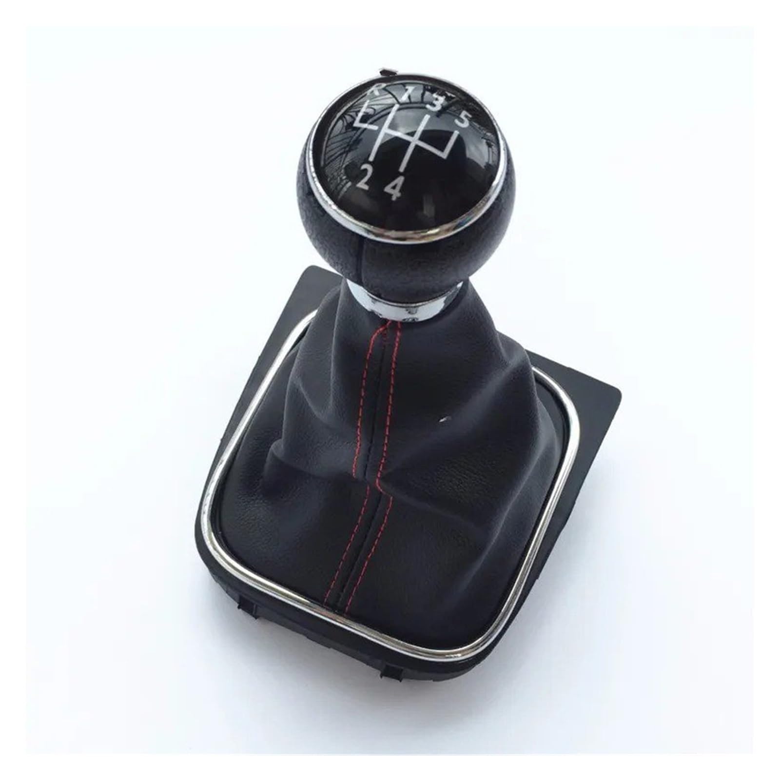 VAVGKDKPZB Shifter Lever Handle for VW for Golf 6 MK5 MK6 for Jetta 2005-2014 5 Speed Gear Stick Shift(5 Speed Model E)