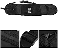 Vista 3 de Alomejor Mochila para monopatín, plegable, ajustable, bolsa de hombro para patineta, bolsa de transporte de longboard