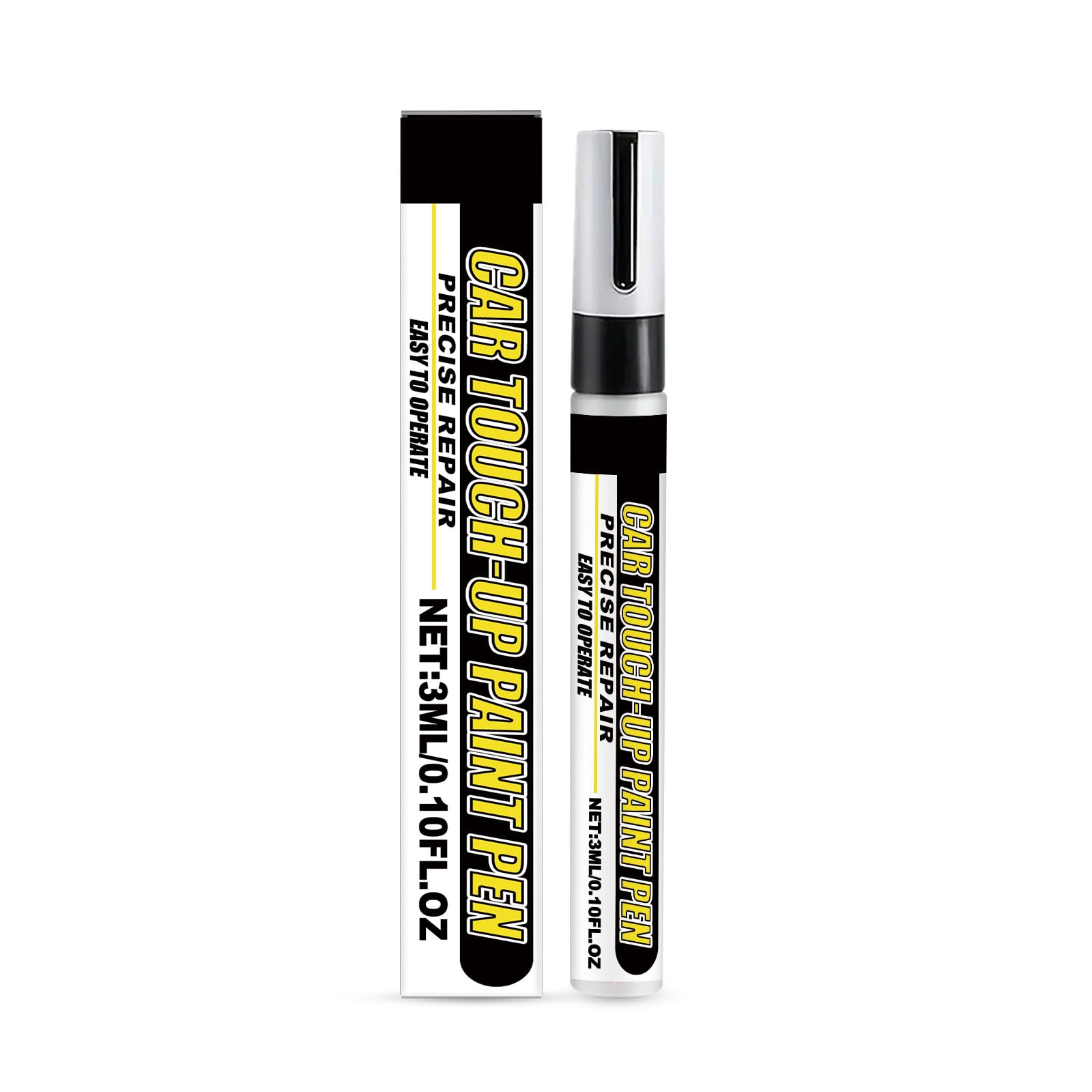 Plyentorab Black Car Touch Up Paint Pen 3Ml, Car Scratch Repair Pen For Scratch Repair And Scratch Remover