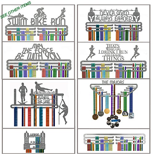 Support médaille de course haut de gamme : affichage mural design pour papa