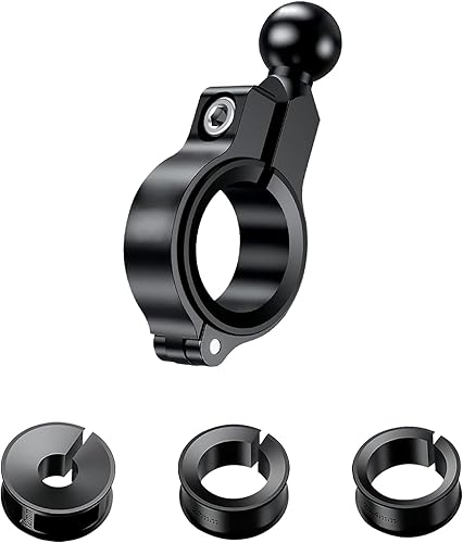 Miniatura 10 de Soporte de teléfono para bicicleta, soportes de teléfono para motocicleta, base de montaje de aleación de aluminio, soporte para teléfono celular