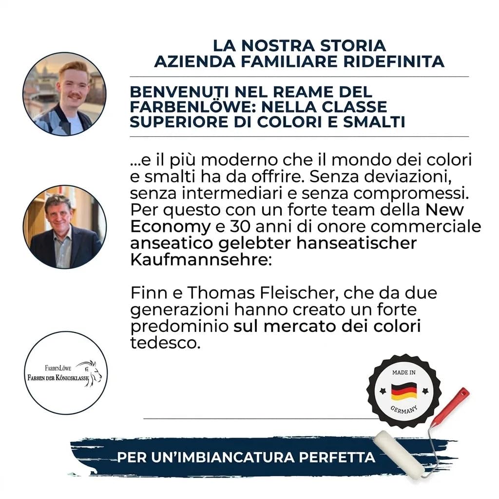 Halvar Vernice scandinava per piastrelle 2K lucido, bianco, grigio, nero, tutti RAL – vernice per piastrelle a due componenti altamente coprente, 2,5 l, bianco)