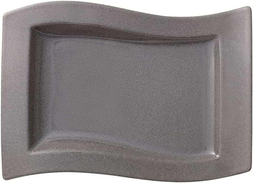 Villeroy & Boch 1041987405 New Wave Stone Cup & Saucer Set, Gray