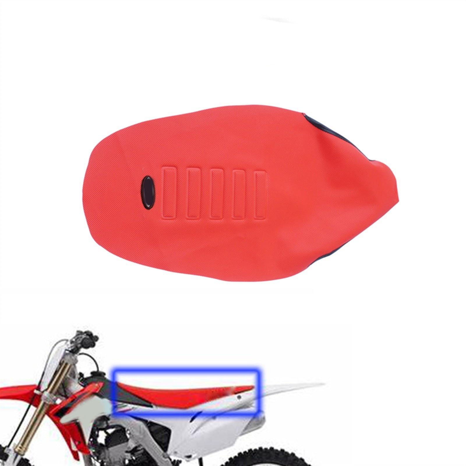 WUURAA Housse Siège Moto Antidérapante Pour Honda CRF450RX 2017 - Noire