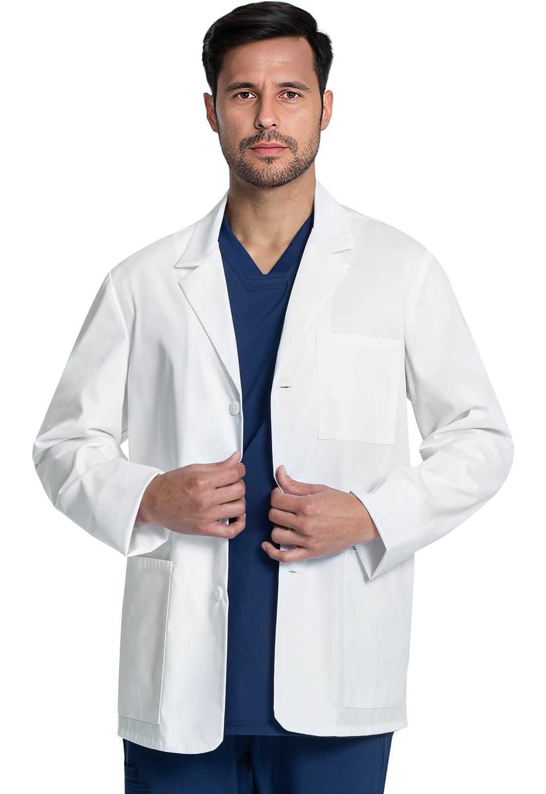 Cherokee Men Scrubs Lab Coat 30" Consultation CK401