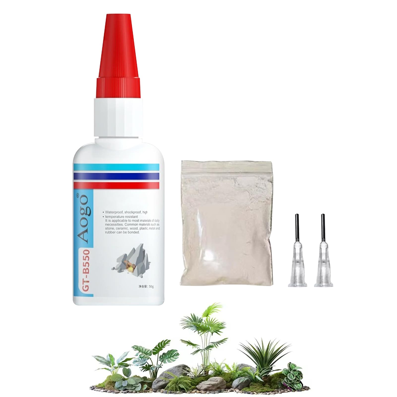Comioke Colla per Acquari 50g Piante