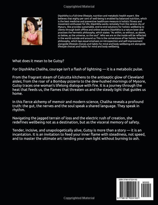 Image of Gutsy: A memoir of metabolism, meaning and becoming